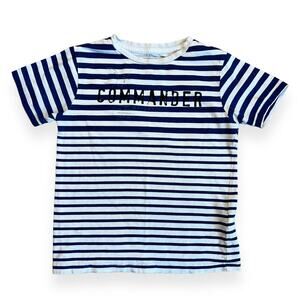 Zara Boys Commander Striped Tee 4-5